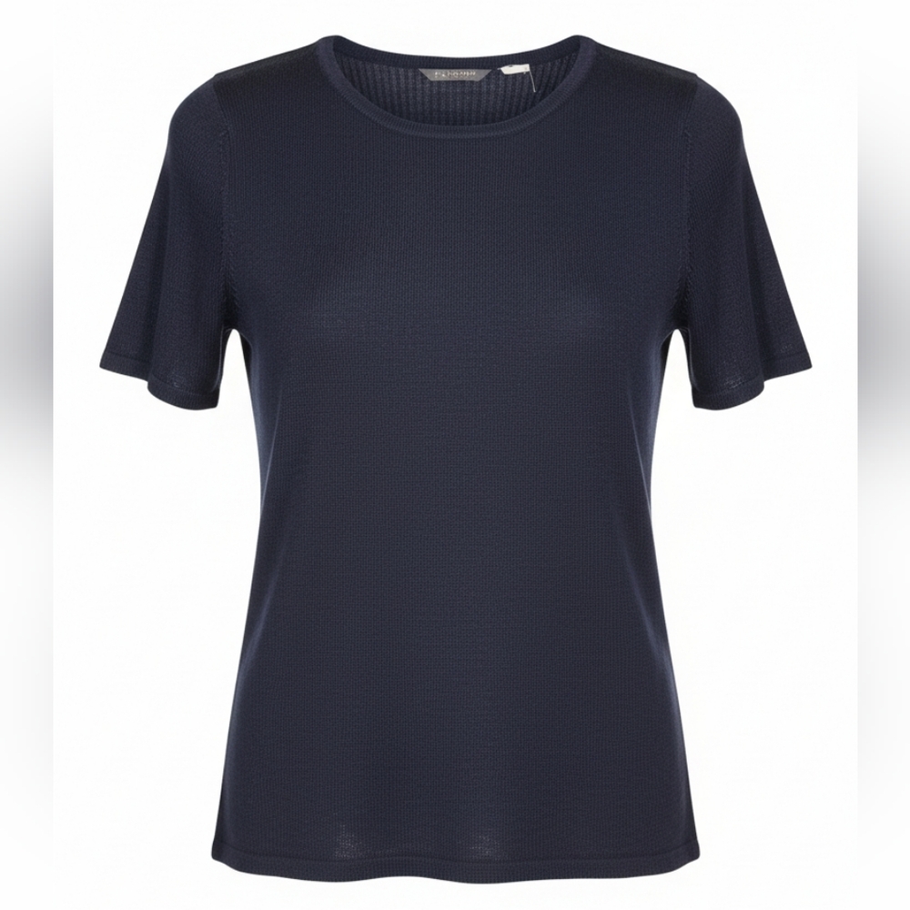 Elegant Navy Short Sleeve Tee